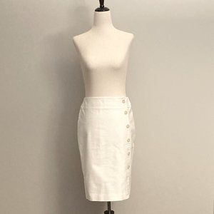 NWT LOFT White Pencil Skirt
